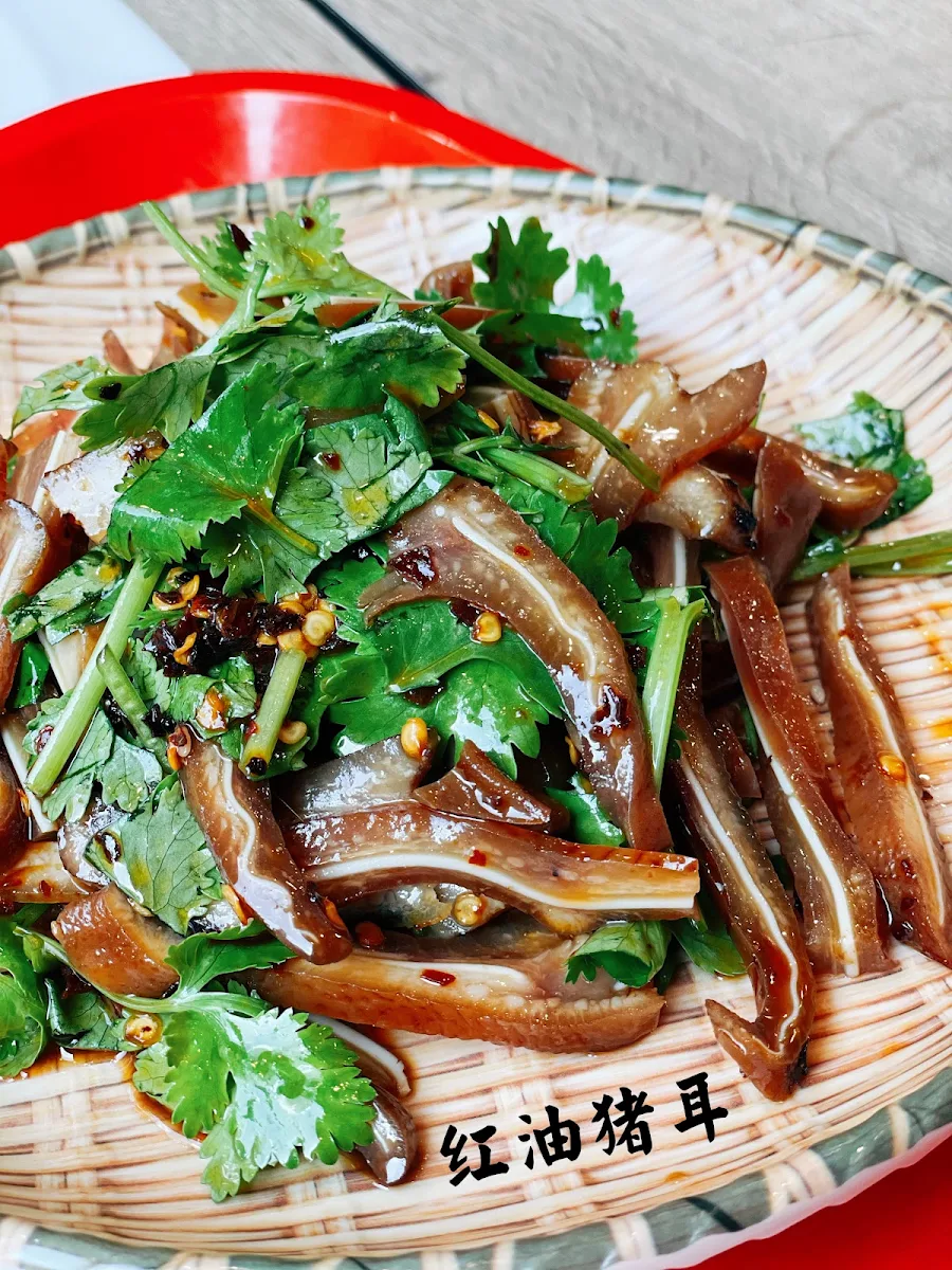 pork ear with chili sauce 红油猪耳, Slurp Noodle 嗦粉
